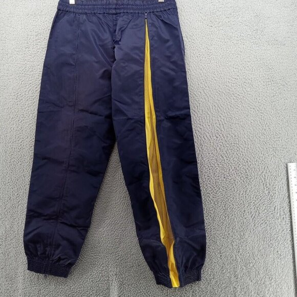 Puma x Fenty by Rihanna Pants Womens Size Small Blue Hidden Yellow Pleat Warmups - Picture 9 of 12